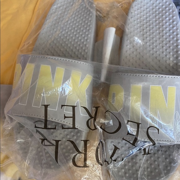 Vs pink Cotton high waist bike short campus long sleeve Tee xl slides m - Picture 3 of 12